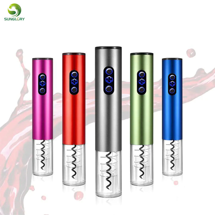 Electric Corkscrew Wine Opener Kit