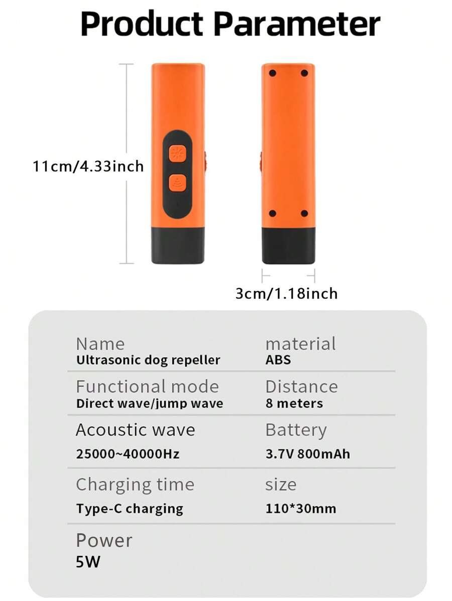 Silent Ultrasonic Pet Behavior Corrector
