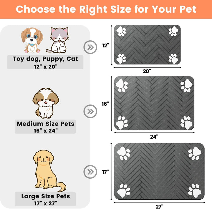 Absorbent Pet Feeding Mat