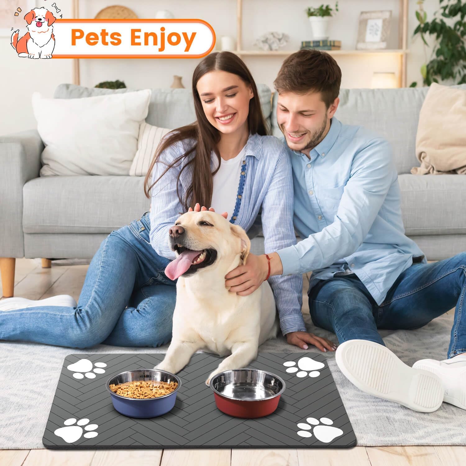 Absorbent Pet Feeding Mat