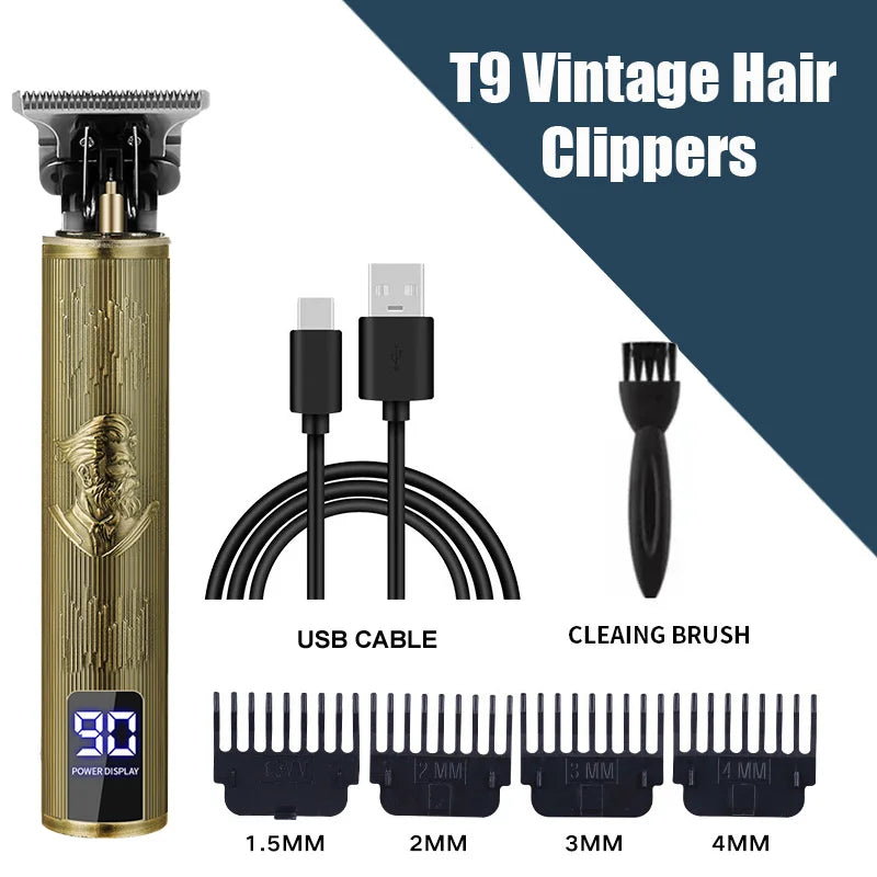 Professional Hair Styling Kit T9 Electric Hair Trimmer