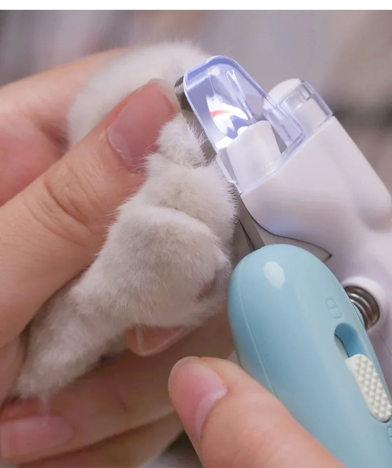 Professional LED Pet Nail Clippers - Safe Grooming Trimmer