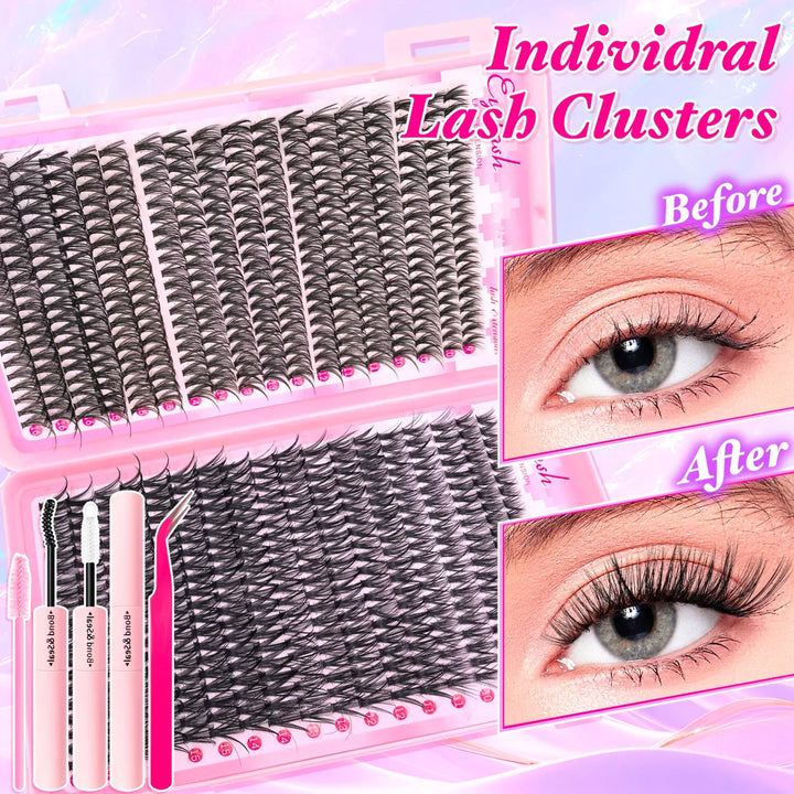 DIY Cluster Lash Extension Kit