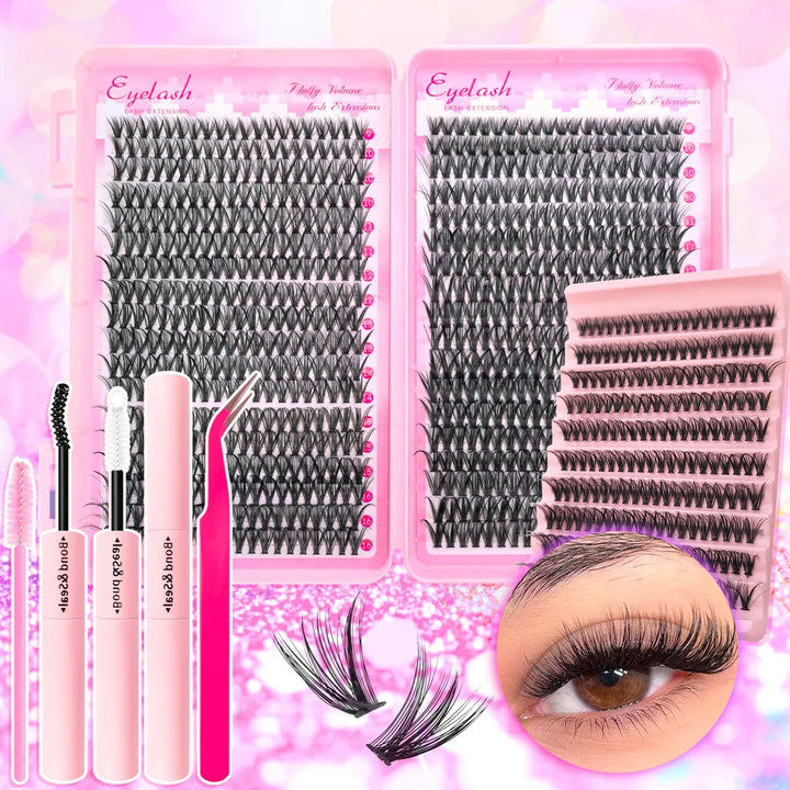 DIY Cluster Lash Extension Kit