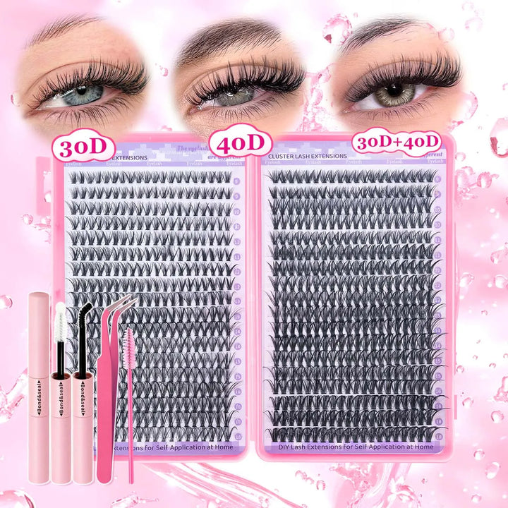 DIY Cluster Lash Extension Kit