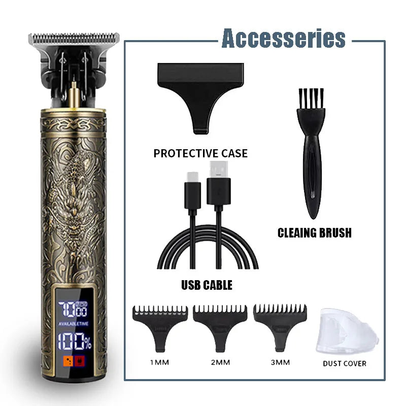 Professional Hair Styling Kit T9 Electric Hair Trimmer