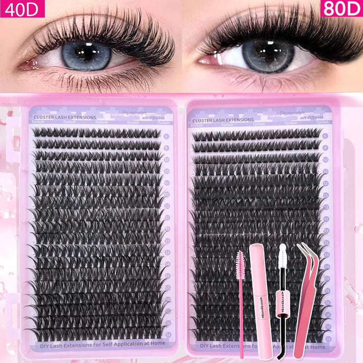 DIY Cluster Lash Extension Kit