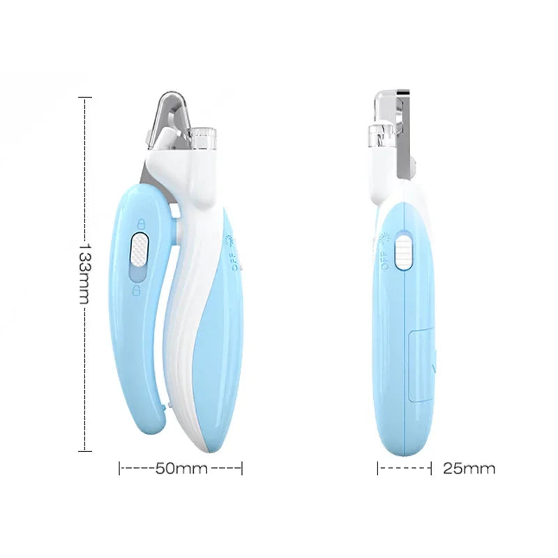 Professional LED Pet Nail Clippers - Safe Grooming Trimmer